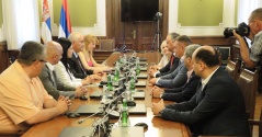 5 August 2016 The members of the Socialists’ Movement - People's Peasant Party - United Peasant Party Parliamentary Group in meeting with the members of the Party of Socialists of the Republic of Moldova 